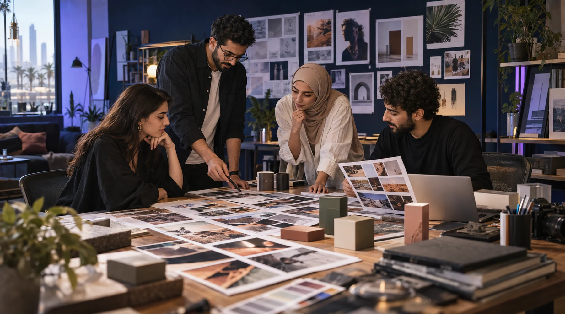 A creative team shaping a campaign strategy